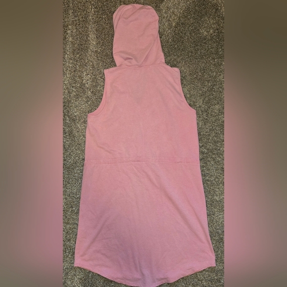 Jane And Delancey Pink Sleeveless Hooded Dress Swim Cover Up Size Medium - Picture 5 of 9